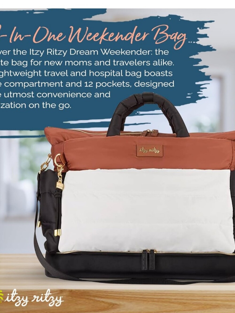 Itzy Ritzy Weekender Bag. - Picture 3 of 15
